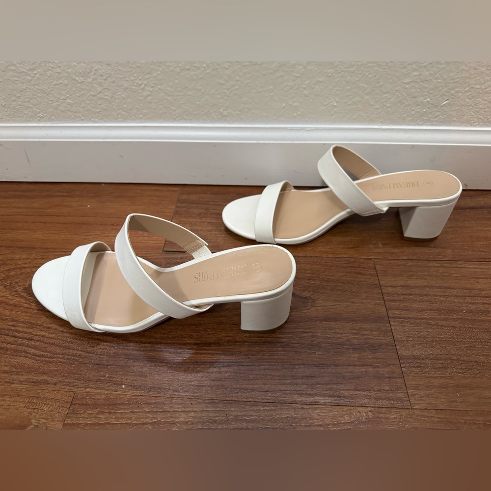 DREAM PAIRS Women's Two Strap Sandals Mules - Picture 5 of 5